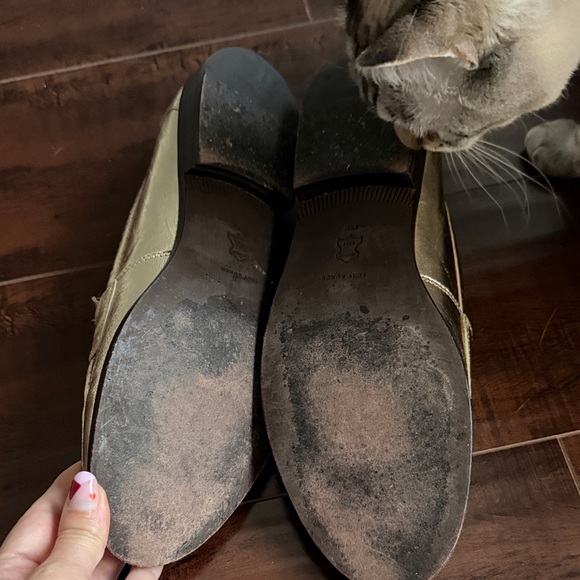 Tory Burch Gold Women's Loafers | 9.5 - Picture 6 of 6